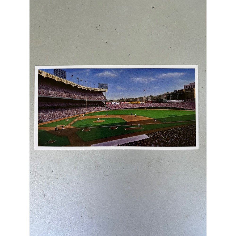 Yankee Stadium Classic‎ William Feldman 1956 World Series Promo Card Bill Goff